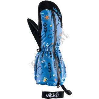 Rękawice jednopalczaste zimowe dziecięce VIKING Snoppy Kids Blue - 2