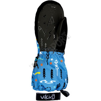Rękawice jednopalczaste zimowe dziecięce VIKING Snoppy Kids Blue - 3