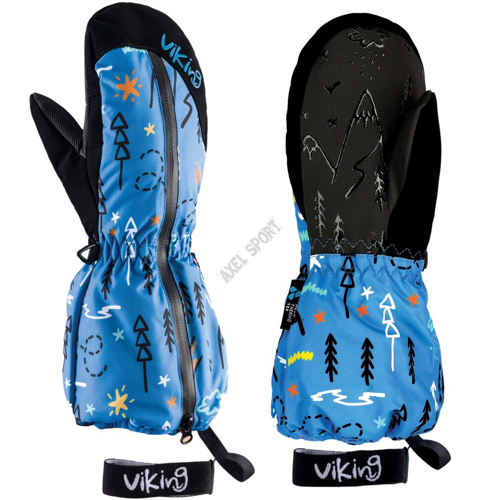 Rękawice jednopalczaste zimowe dziecięce VIKING Snoppy Kids Blue
