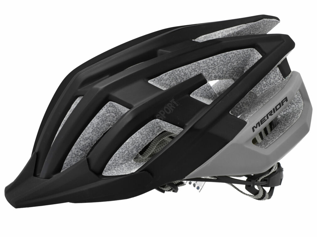KASK ROWEROWY MTB MERIDA BUZZ black grey
