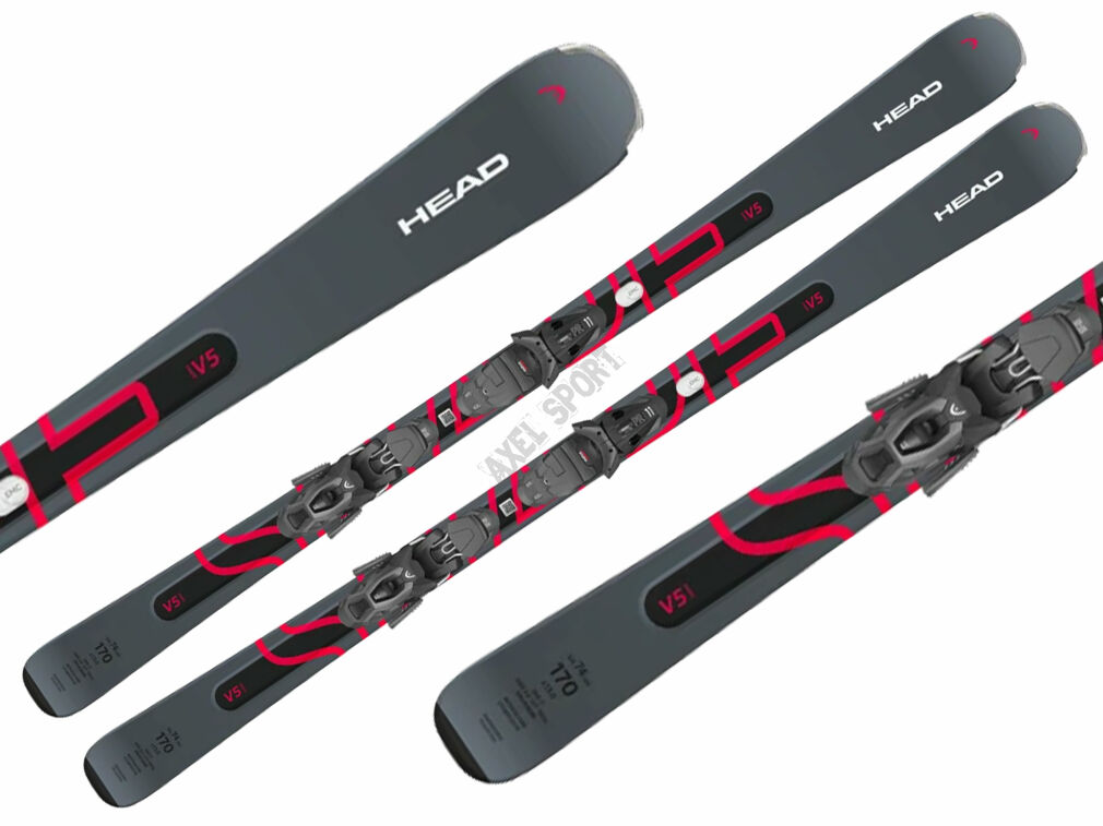 Narty HEAD Shape e.V5 Performance anthracite/red + wiązania PR11 GW