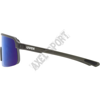Okulary rowerowe przeciwsłoneczne UVEX Dyrt smoke matt/mirror blue (S3) - 6