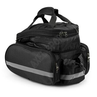 Sakwa rowerowa na bagażnik APG KBSAK10BL black 8/20L - 2