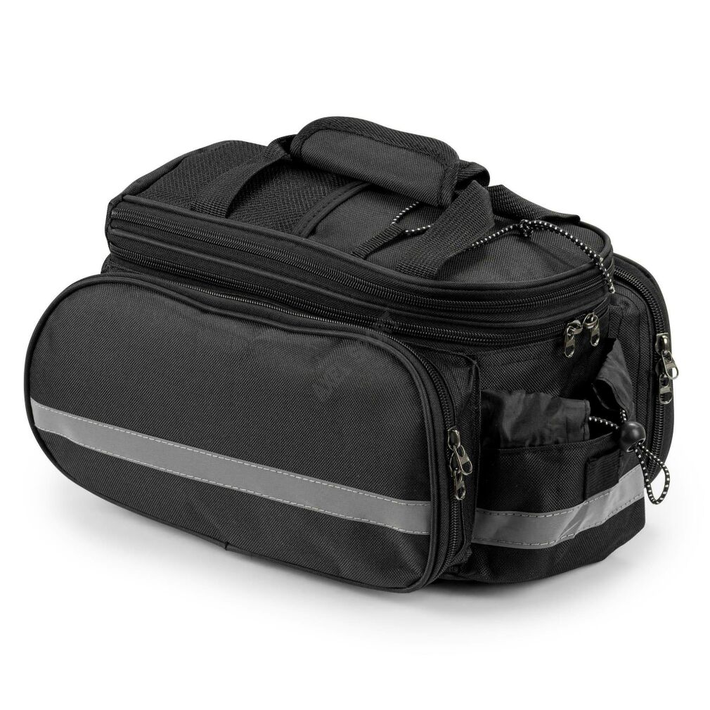 Sakwa rowerowa na bagażnik APG KBSAK10BL black 8/20L