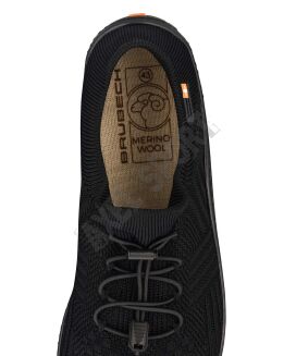 Buty sportowe męskie lekkie wygodne BRUBECK BAREFOOT Merino black 45 - 4
