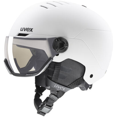 Kask narciarski UVEX Wanted Visior Pro V White (S1-S3) 54-58cm