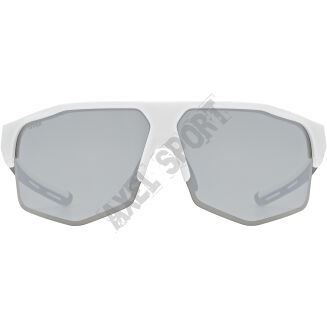Okulary rowerowe UVEX Axos set white matt (mirror silver) S3/S0 - 3
