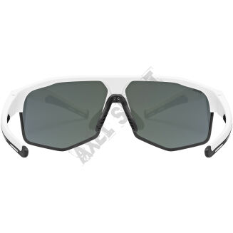 Okulary rowerowe UVEX Axos set white matt (mirror silver) S3/S0 - 6