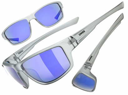 Okulary rowerowe UVEX Sportstyle 230 smoke trans. blue S3