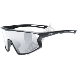 Okulary przeciwsłoneczne UVEX V black matt/litemirror silver (S1-S3) - 2