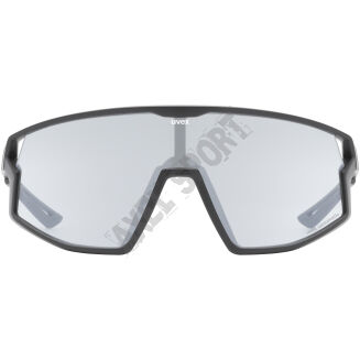 Okulary przeciwsłoneczne UVEX V black matt/litemirror silver (S1-S3) - 3