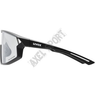 Okulary przeciwsłoneczne UVEX V black matt/litemirror silver (S1-S3) - 6