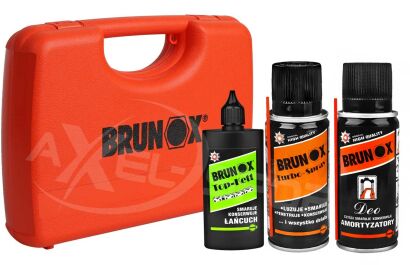 Zestaw do konserwacji roweru na prezent BRUNOX walizka