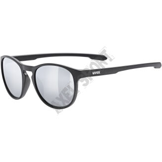 Okulary rowerowe UVEX LGL 53 black matt (mirror silver) S3 - 2