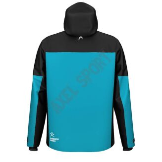 Kurtka narciarska męska HEAD RACE NOVA turquise-black - 2