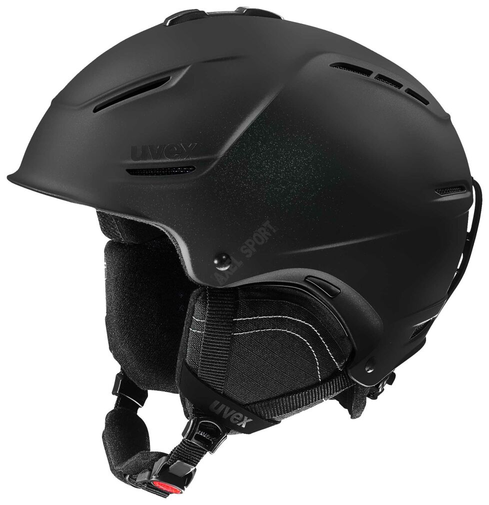 Kask UVEX p1us 2.0 - Black met mat (Czarny)