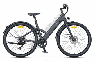 Rower miejski elektryczny damski ENGWE MapFour N1 AIR S GP ST (28'') GPS 250W Grey - 2
