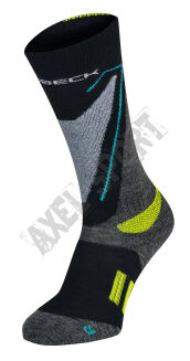 Skarpety Junior Brubeck Snow Force szar/zie 33-35 - 2