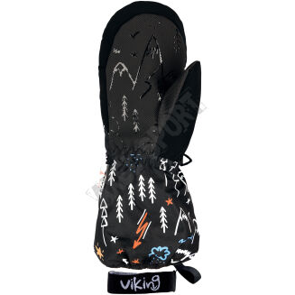 Rękawice jednopalczaste zimowe dziecięce VIKING Snoppy Kids black - 3