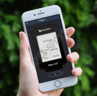 Komputer rowerowy GPS BRYTON Rider 420T CAD+HRM - 13