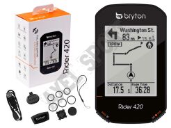 Komputer rowerowy GPS BRYTON Rider 420T CAD+HRM