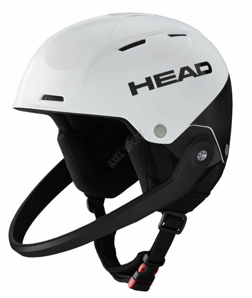 Kask narciarski z gardą HEAD TEAM SL white-black