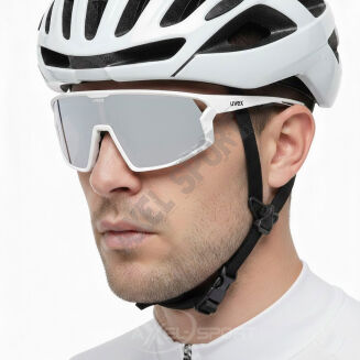 Okulary przeciwsłoneczne UVEX V white matt/litemirror silver (S1-S3) - 7