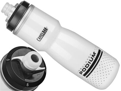 Bidon rowerowy CAMELBAK PODIUM CHILL 24oz biało-czarny 710 ml