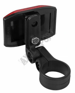 ODBLASK CZERWONY ŚCIĘTY PROSTOKĄT DŁ (31,8mm) - 2