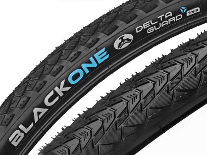 Opona rowerowa antyprzebiciowa BLACKONE 28x1.60 (42-622) O018