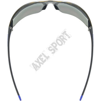 Okulary rowerowe UVEX Equate black blue matt S3 - 4