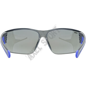Okulary rowerowe UVEX Equate black blue matt S3 - 5